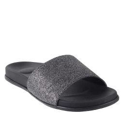 metro Open Toe Flat Slides image 1