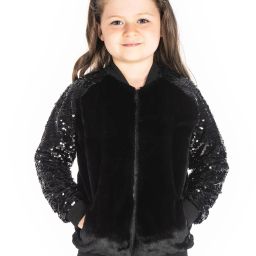 cherry crumble by nitt hyman Sequined Zipper Jacket image 1