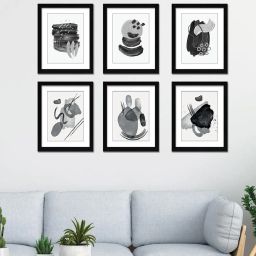random Set of 6 Rectangular Synthetic Photo Frame 8''x10'' image 1