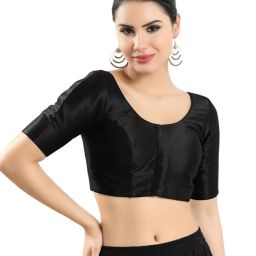 vamas Front-Open Blouse with Dori Tie-Up image 1