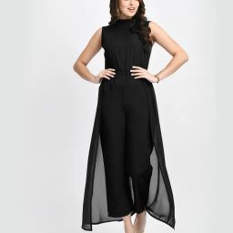 v&m Jumpsuit with Overlay Panel image 1
