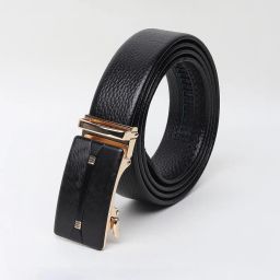 menfox Embossed Belt with Box Buckle image 1