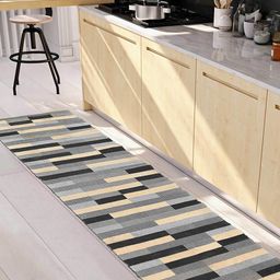 saral home Printed Cotton Rectangular Antiskid Runner image 1