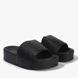 carlton london Quilted Platform Slides image 1