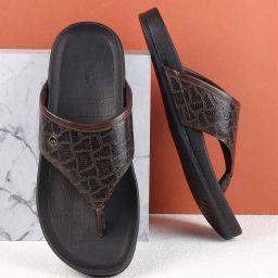 metro Men Patterned Thong-Strap Flip-Flops image 1