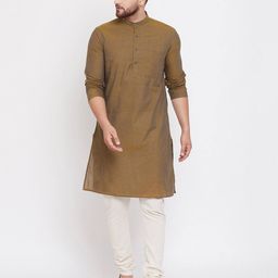 even Long Kurta with Patch Pocket image 1