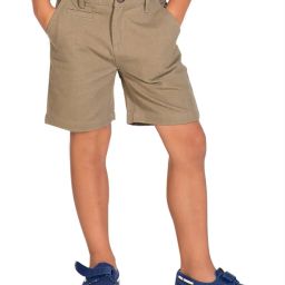 cherry crumble by nitt hyman Flat-Front Shorts with Pockets image 1