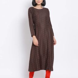 oxolloxo Micro-Printed A-Line Tunic image 1