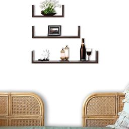 muren 3 Tiers U-Shape Floating Display Shelves image 1