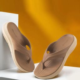 red tape Open-Toe Slip-On Flat Slides image 1