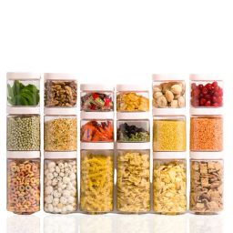 steelo Set of 18 Stack & Lock Round Air Tight Storage Containers image 1