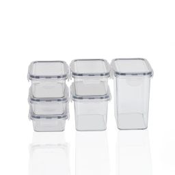 Pack of 6 Steelo So Click Storage Containers image 1