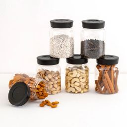 home centre Set of 6 Storage Containers with Lid image 1