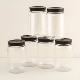 home centre Set of 6 Storage Containers with Lid image 1