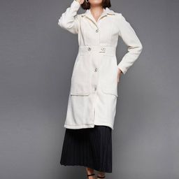 miss chase Trench Coat with Front-Button Closure image 1