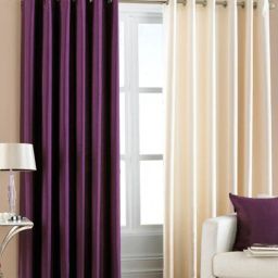 homefab india Set of 2 Grommet Window Curtains image 1