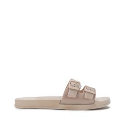 cassiey Women Slip-On Slides with Buckle Accent image 1