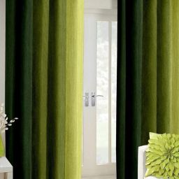 homefab india Set of 2 Polyester Multi Shade Curtains image 1
