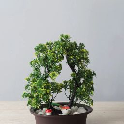 foliyaj Artificial U-Shaped Bonsai Tree image 1