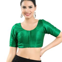 vamas Front-Open Blouse with Dori Tie-Up image 1