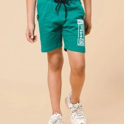 alan jones clothing Typographic Print Shorts with Drawstring Waist image 1