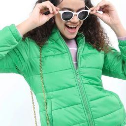 ketch Zip-Front Puffer Jacket with Insert Pockets image 1