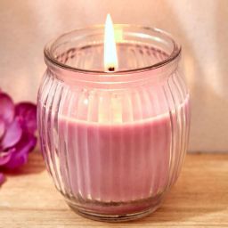 home centre Refresh Scented Ribbed Jar Candle image 1