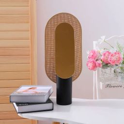 umai Table Lamp with Iron Frame & Paper Shade image 1
