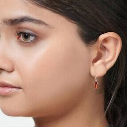 Women Sterling Silver Glimmer Dangler Earrings-image-35