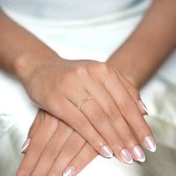 Women Sterling Silver Rose Gold-Plated Everleaf Ring-image-85