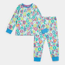 mothercare Printed Lounge Pants with Top Set image 1