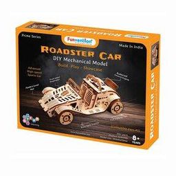 Prime Roadster Car DIY Mechanical Model-image-5