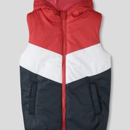 wotnot by azorte Sleeveless Hooded Front-Open Jacket image 1