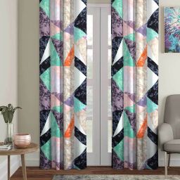 cortina eyelet curtain Set of 2 Window Curtains image 1