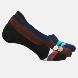 urban dog Pack Of 3 Abstract No-show Socks image 1