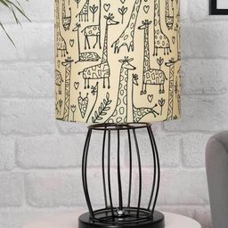 homesake Table Lamp Wire Cage Base with Shade image 1