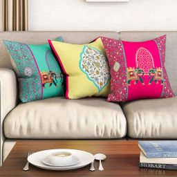 sej by nisha gupta Set of 3 Printed Cushion Covers image 1