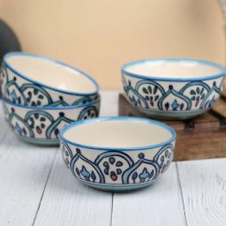 vareesha Set of 4 Printed Serving Bowls image 1