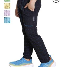 indiweaves Pack of 5 Fitted Track Pants with Drawstring Waist image 1