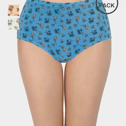 amante Pack of 3 Full Coverage High-Rise Inner Elastic Full Brief Panties - PPK53105 image 1
