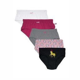dchica Pack of 5 Women Graphic Print Hipster Panties image 1