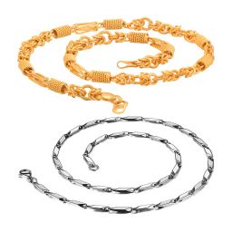 fashion frill Set of 2 Gold-Plated Chains image 1