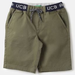 united colors of benetton Flat-Front Bermuda Shorts with Drawstring Waist image 1