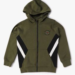 lee cooper Zip-Front Hoodie with Kangaroo Pockets image 1