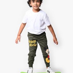 nap chief Cartoon Printed Joggers with Drawstring Waist image 1