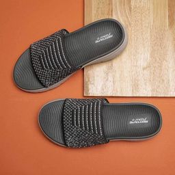 red tape Men Typographic Print Round-Toe Slides image 1