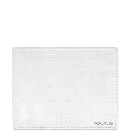 walrus Men Bi-Fold Wallet with Text Embossed image 1