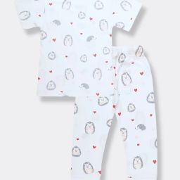 orange sugar Printed Top & Pyjamas Set image 1