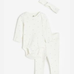 h&m Infants 3-Piece Printed Cotton Set image 1