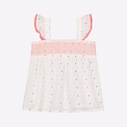 mothercare Printed Top with Ruffles image 1